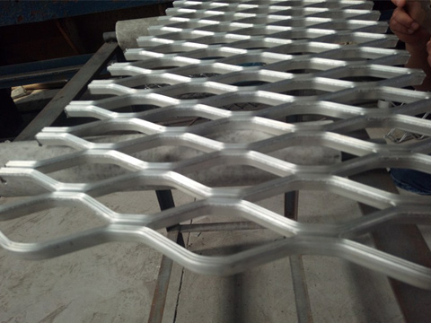 Aluminum pedal mesh