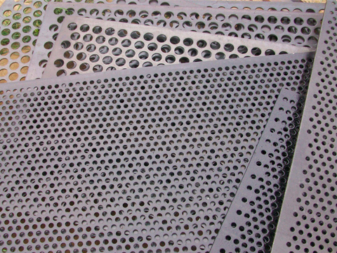 Perforated metal mesh