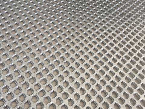 Aluminum pedal mesh