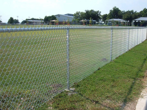 Chain link fence