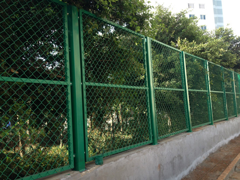 Chain link fence