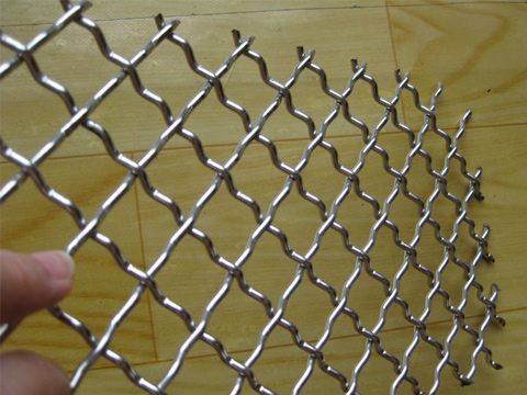 Crimped wire mesh