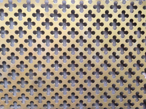 Perforated metal mesh