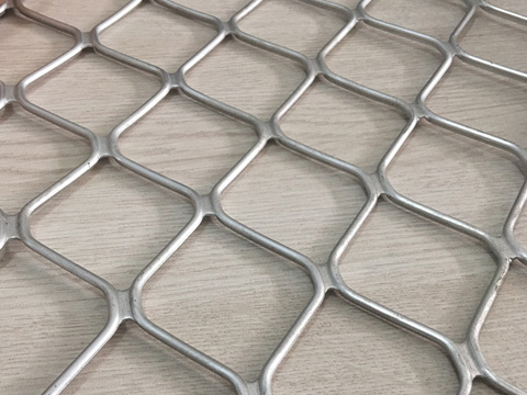 Aluminum security grill mesh