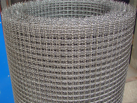 Crimped wire mesh