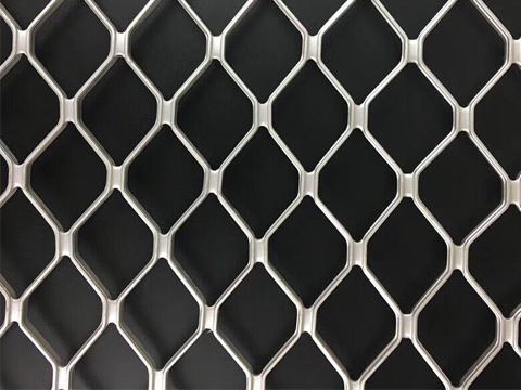 Aluminum security grill mesh